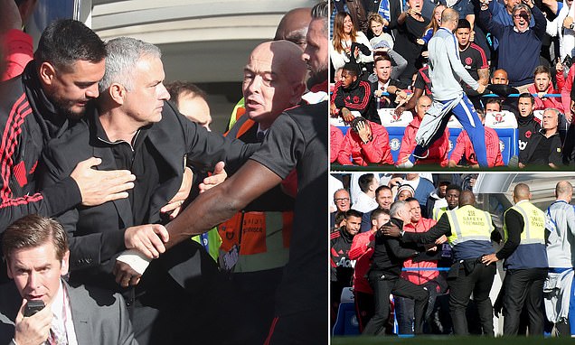 Bos MU Mourinho Nyaris `Ribut` dengan Asisten Pelatih Chelsea